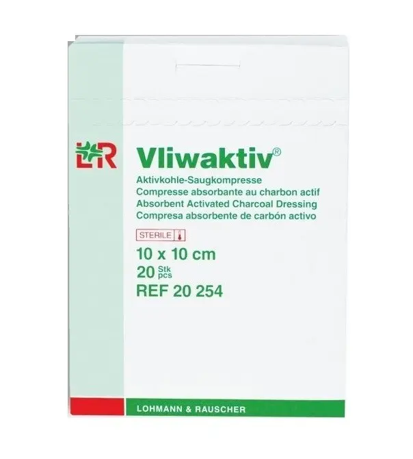 Vliwaktiv Ag Komprese 10 x 10cm sterilní 10 ks