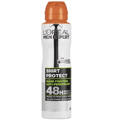 L'Oréal Men Antiperspirant sprej pro muže Shirt Protect 150 ml