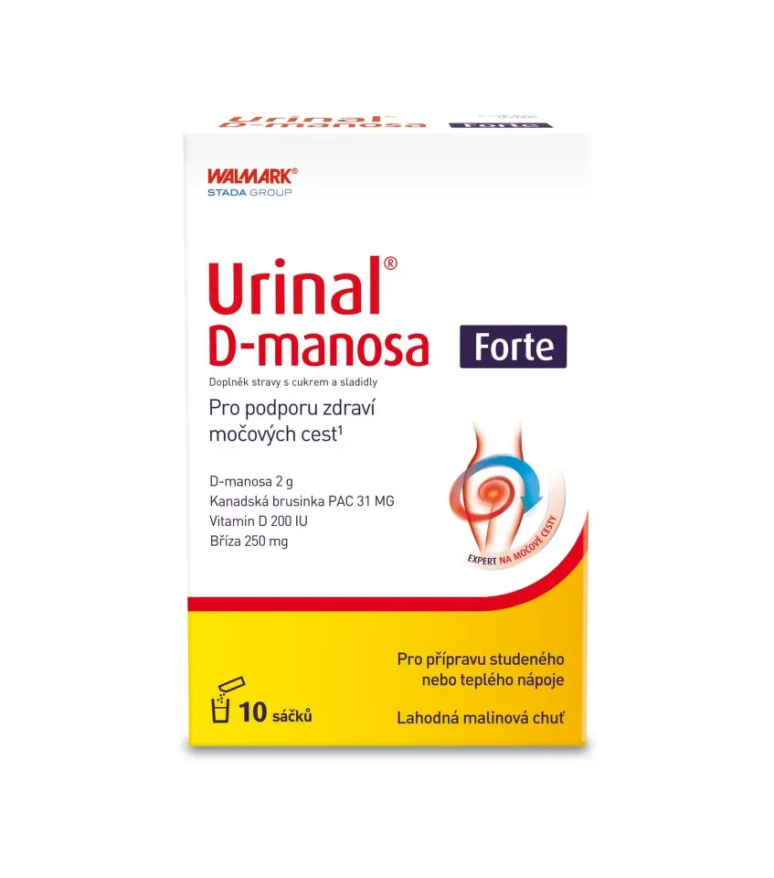 Urinal D-manosa Forte 10 sáčků