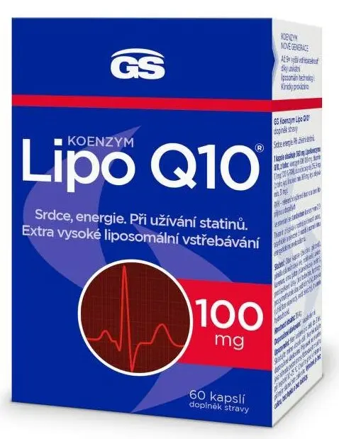 GS Koenzym Lipo Q10 100mg cps.60 - balení 2 ks