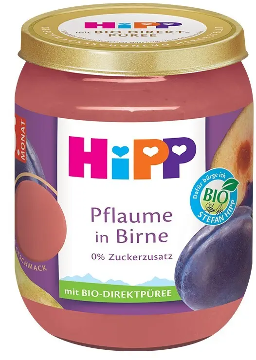 HiPP BIO Superovoce Hrušky a švestky 160 g