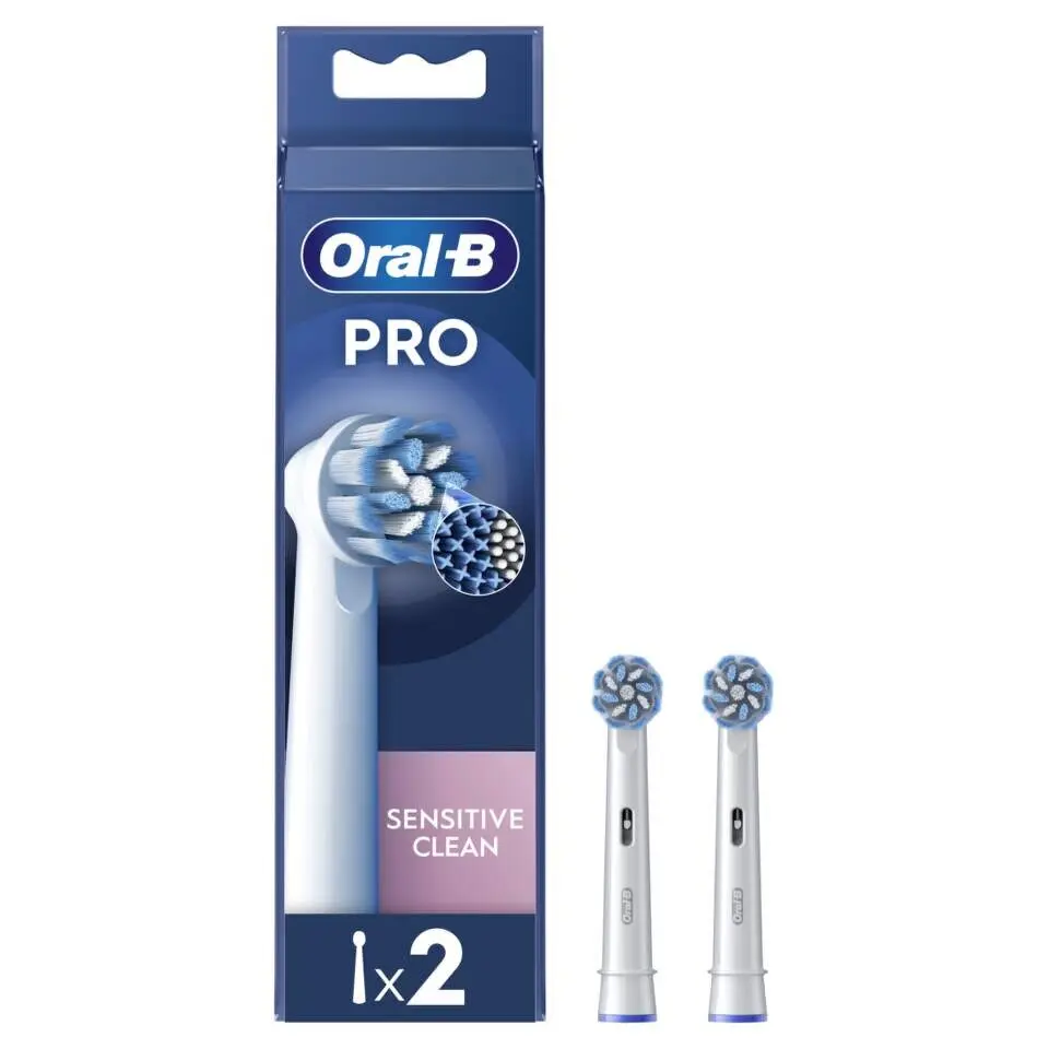 Oral-B - Náhradní hlavice Pro Sensitive Clean, bílá,