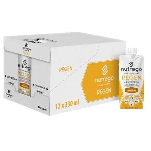 NUTREGO REGEN PŘÍCHUŤ CAPPUCCINO POR SOL 12X330ML
