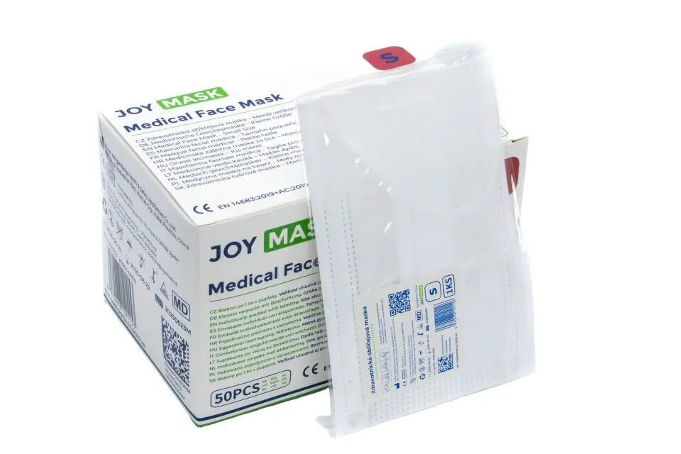 JoyMask Rouška vel.S bílá 50ks