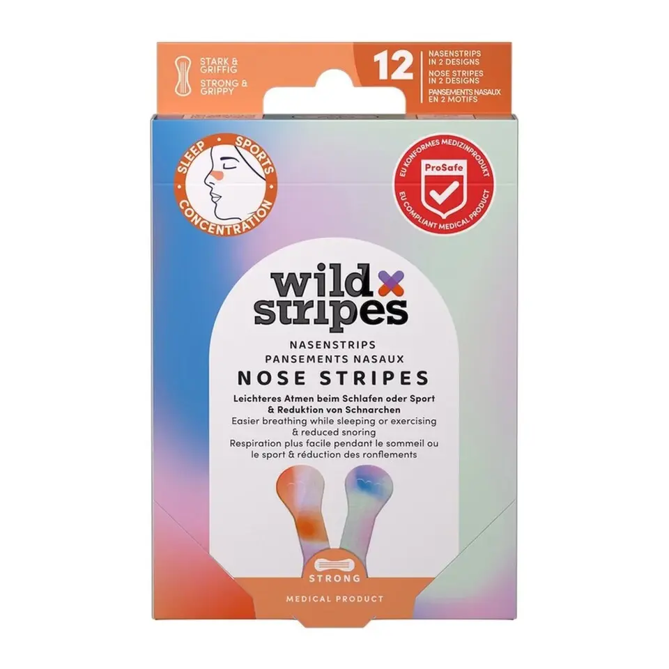 Wild Stripes Náplasti na nos pro lepší kvalitu spánku Sunrise