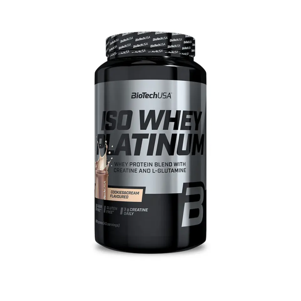 BioTech Iso Whey Platinum Cookies Cream 908 g