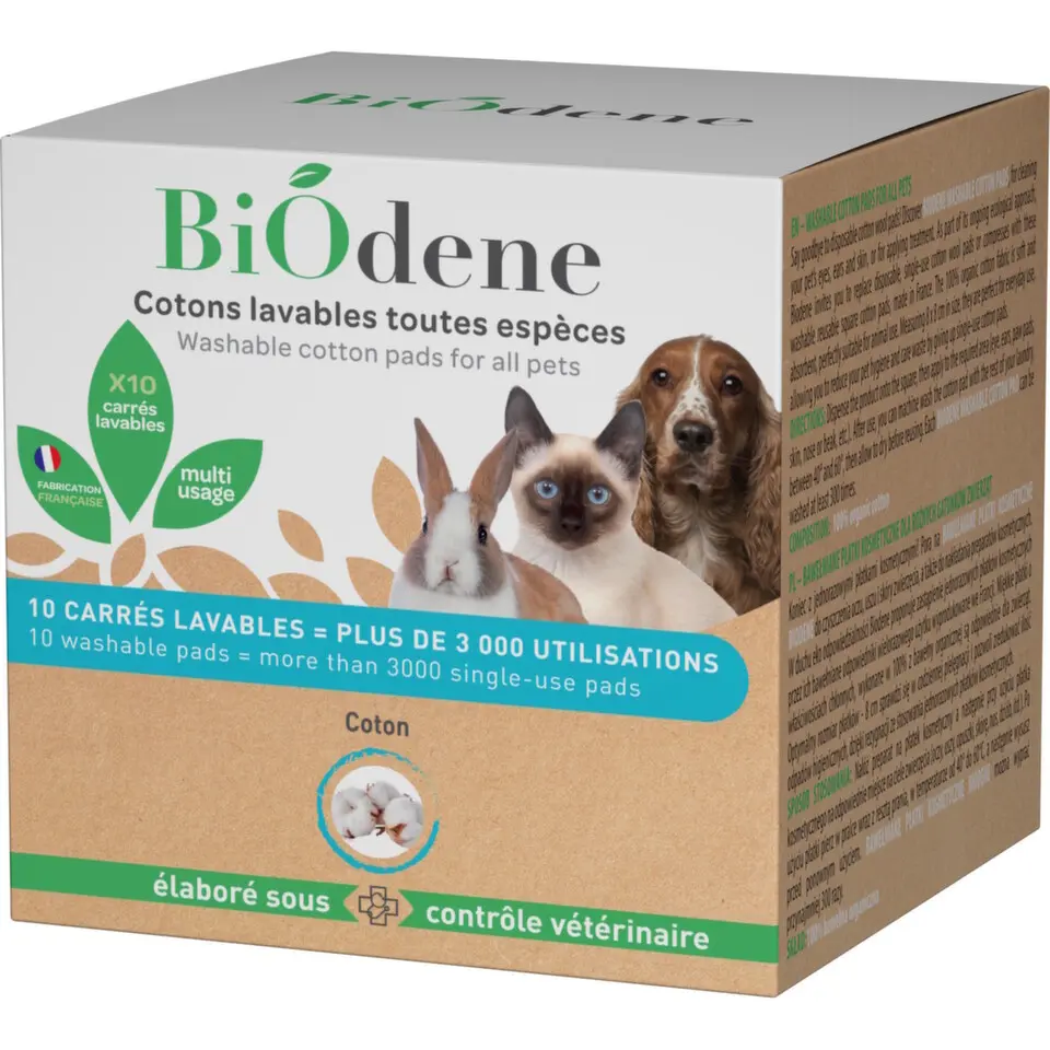 Francodex Biodene Tampony bavlna pratelné 10ks