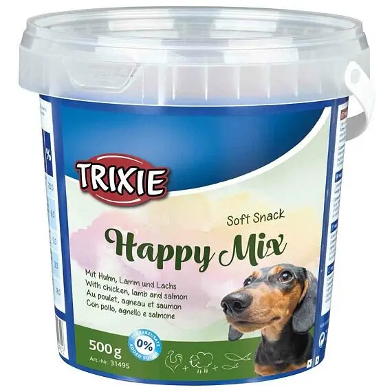 Trixie Soft Snack Happy Mix Kuře,jehněčí,losos 500g Tr