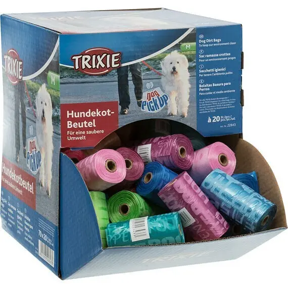 Sáčky na psí exkrementy Display mix 70 rolí TR