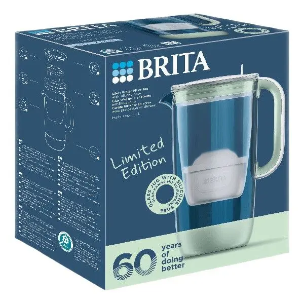 Brita Skleněná filtrační konvice Glass Jug, 2,5 l, světle zelená 1059321