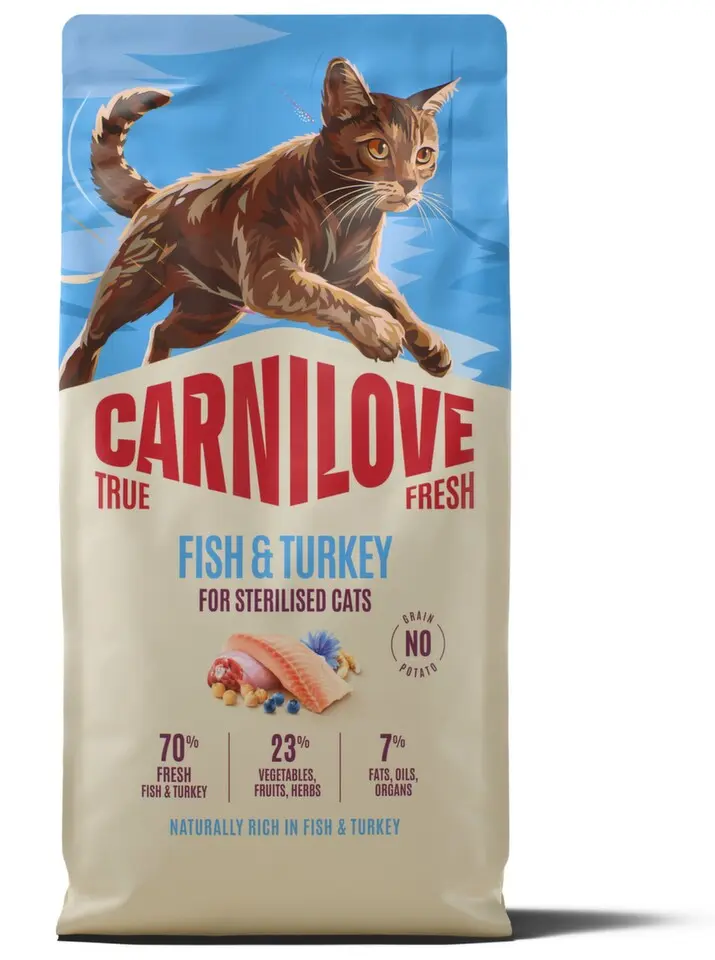 Carnilove Cat True Fresh Dry Fish&Turk.Ster.Ad.AB 6kg
