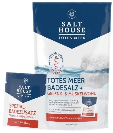 Salt House Sůl do koupele proti bolesti kloubů, 400 g + 20 ml