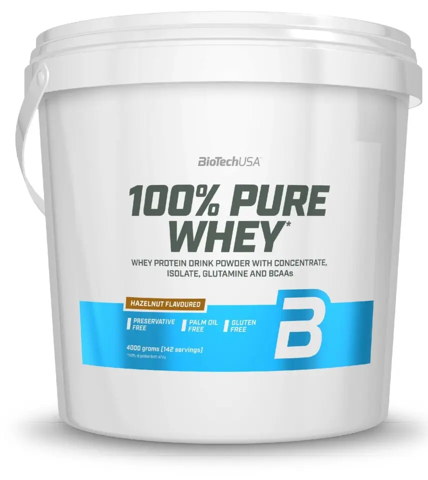 BioTech 100% Pure Whey 4000g hazelnut