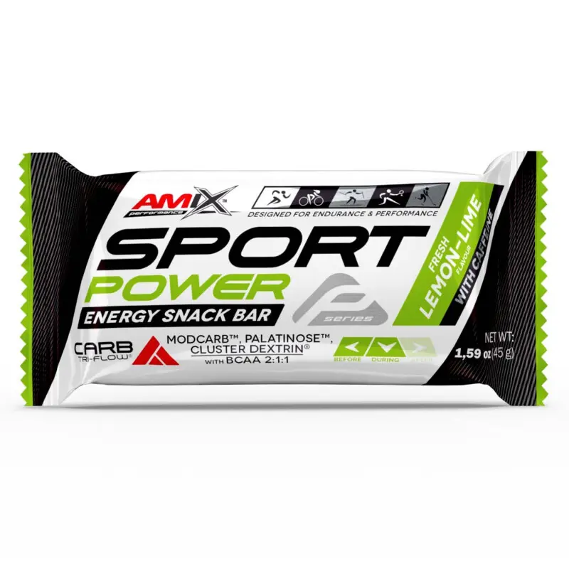 AMIX Sport Power Energy Snack Bar s kofeinem ,