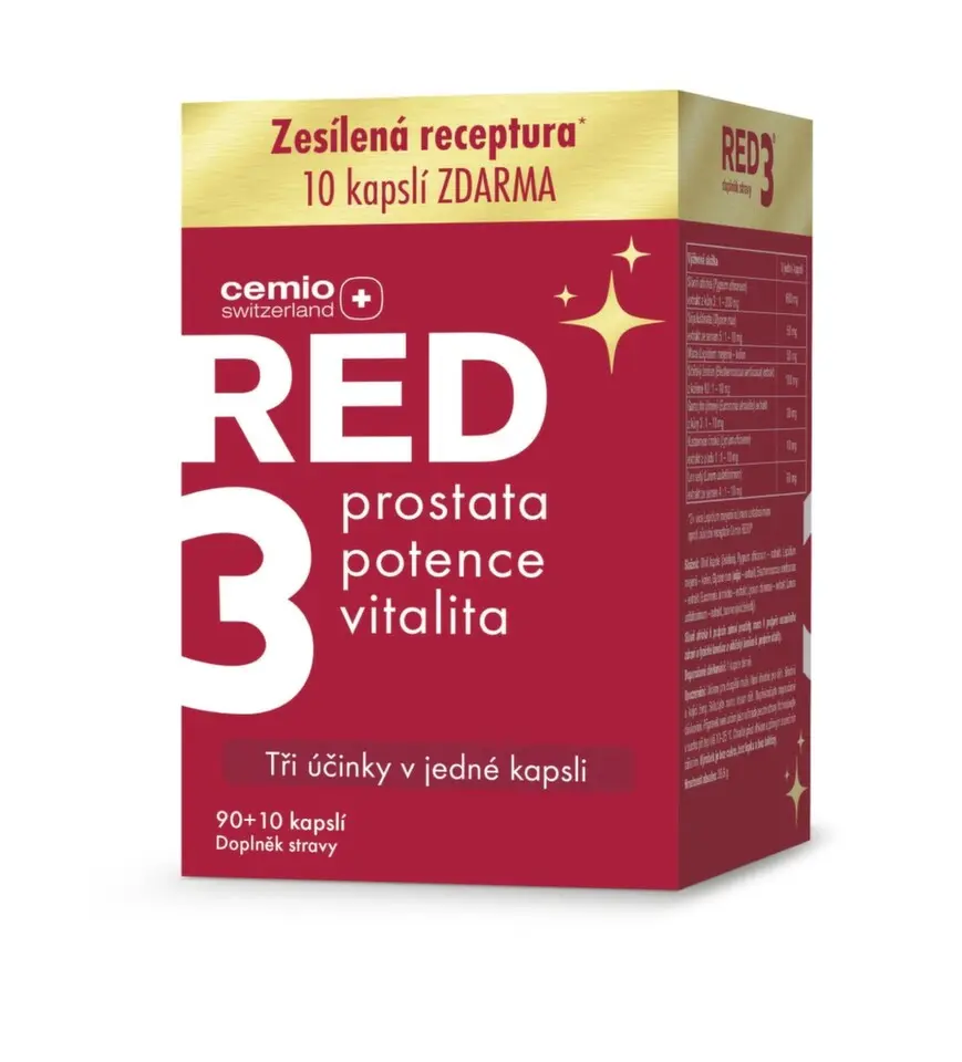 Cemio RED3 cps.90+10 dárek