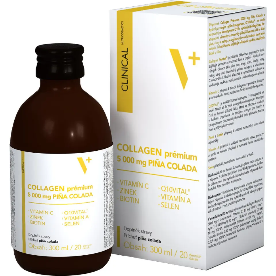 Clinical Collagen prémium 5000 mg piña colada 300ml