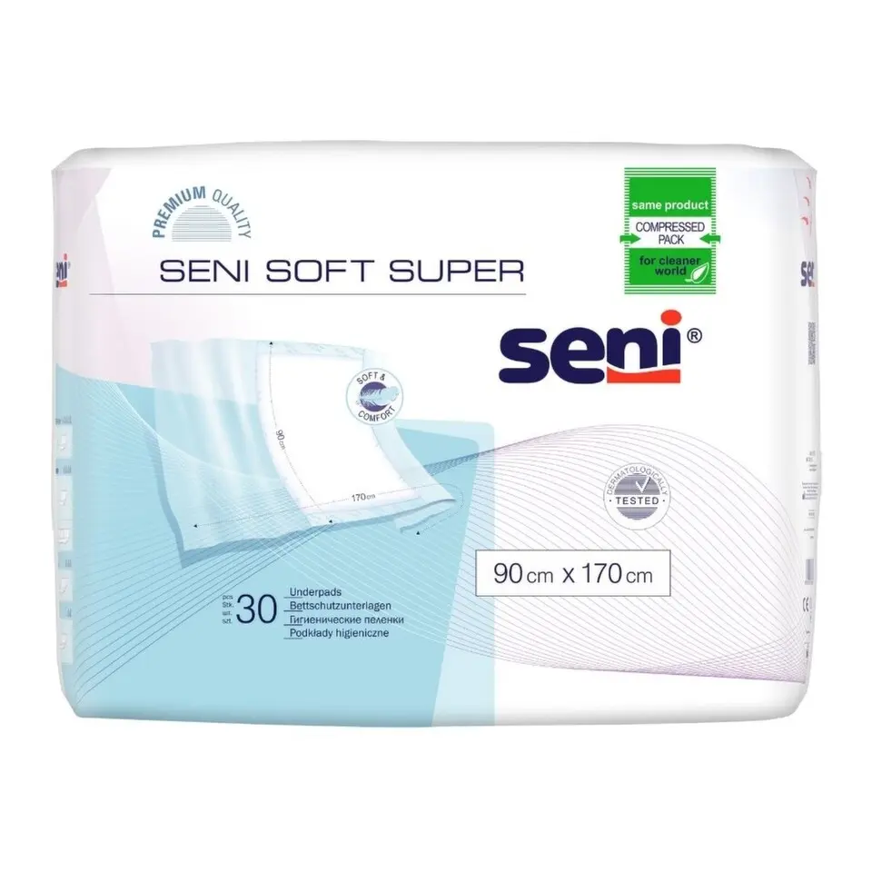 Seni Soft Super podložky absorpční 90x170 cm 30 ks