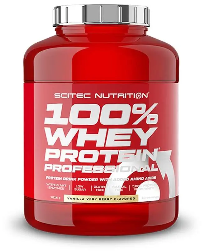 Scitec Nutrition 100% WP Professional 1816 g vanilla very berry