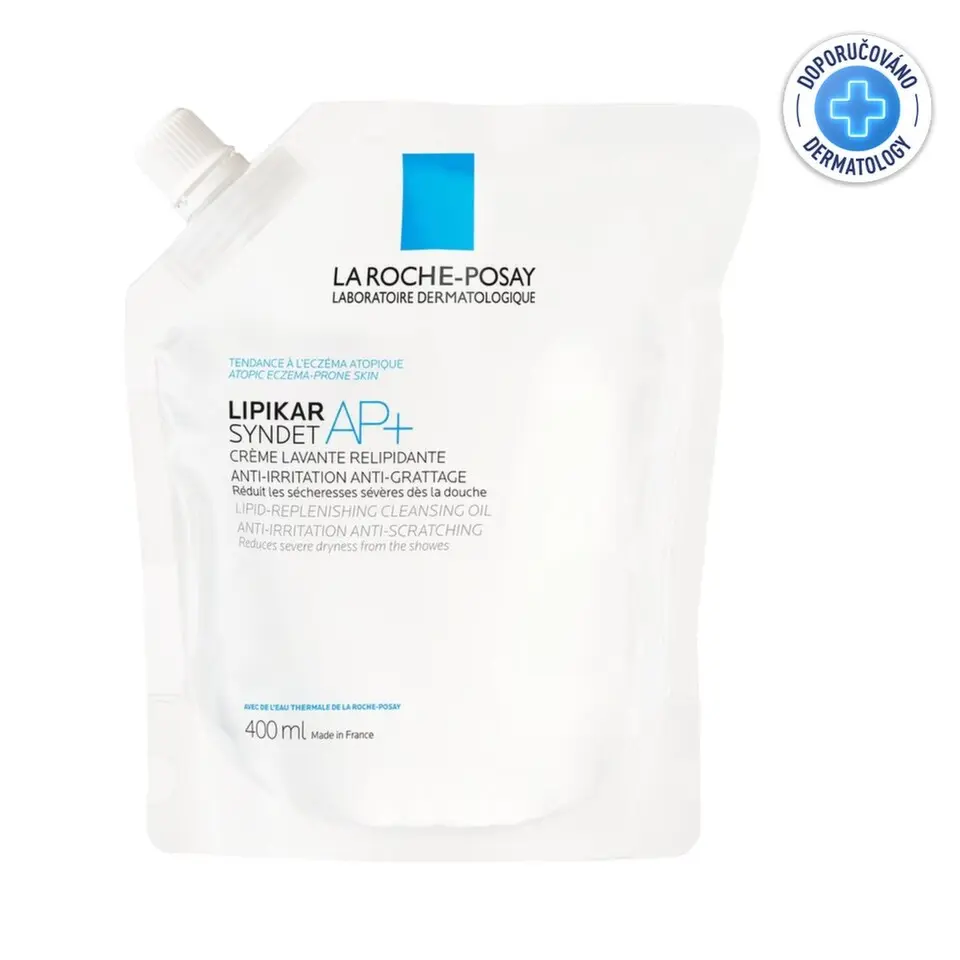 La Roche Posay Lipikar Syndet AP+ krémový sprchový gel proti podráždění náplň 400 ml