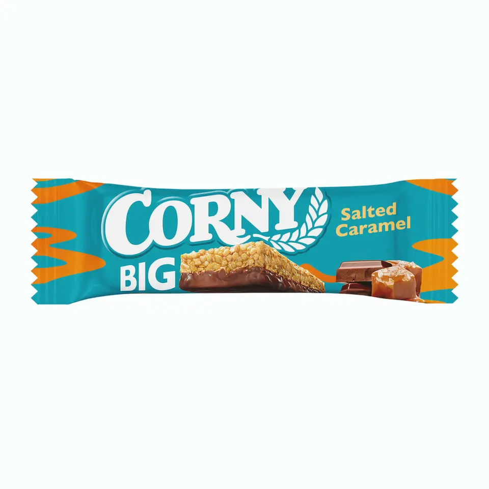CORNY BIG cereální tyčinka Slaný karamel 40 g