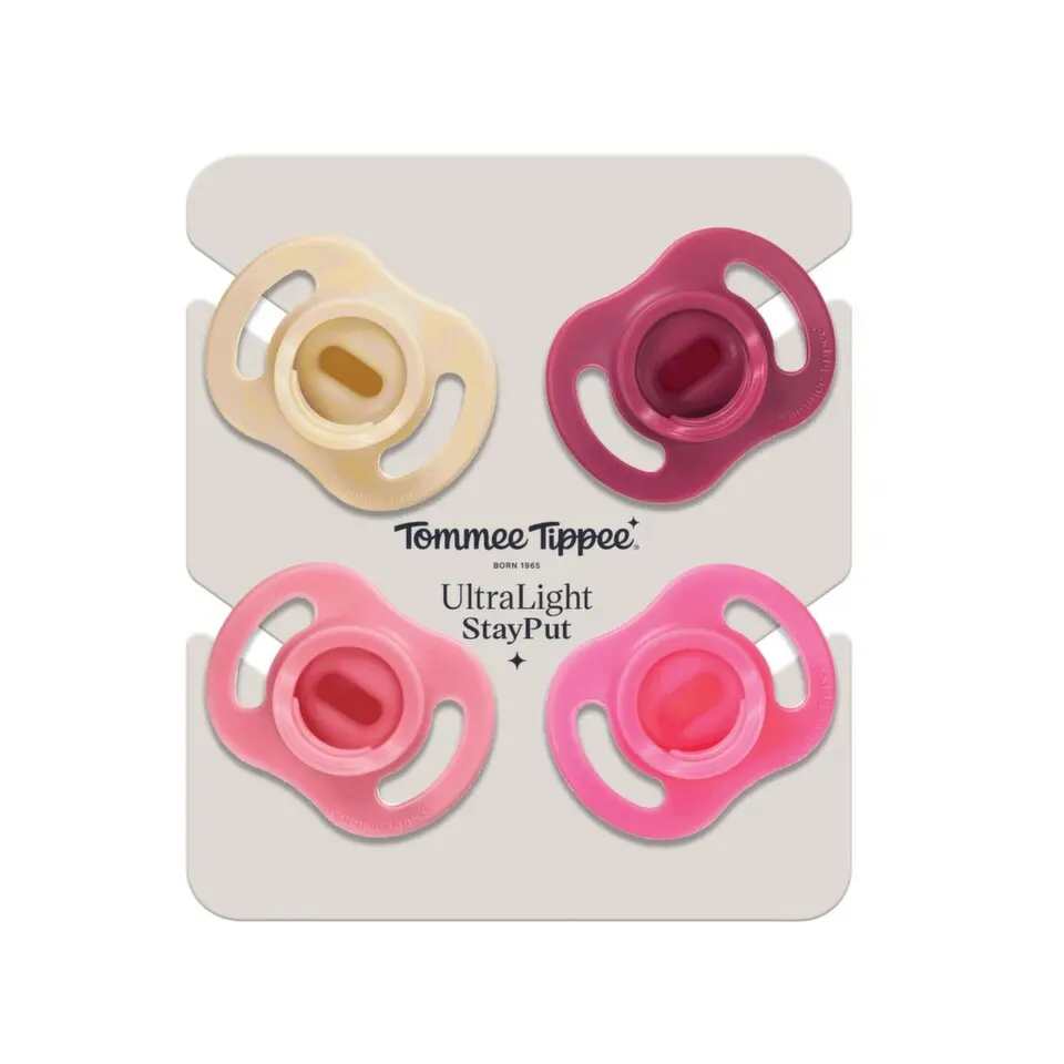 Tommee Tippee Ultra-light dudlík 6-18m Girl 4ks