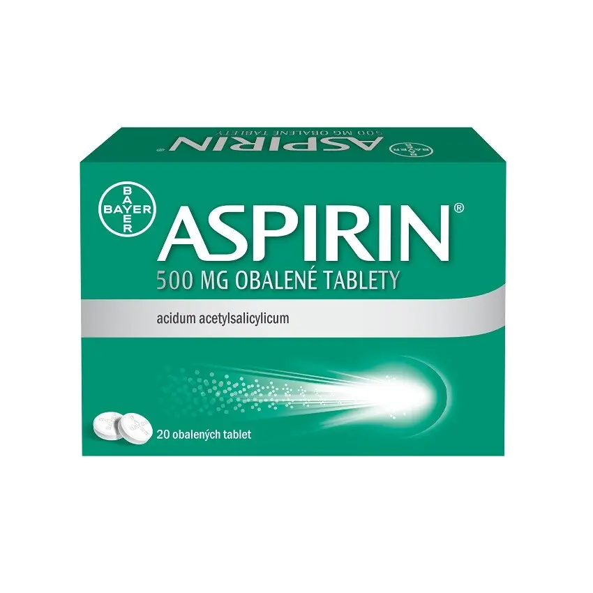 Aspirin 500mg 20 obalených tablet