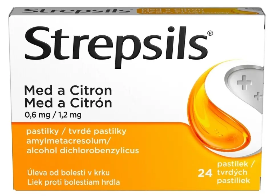 STREPSILS MED A CITRON 0,6MG/1,2MG PAS 24