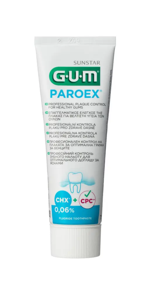 GUM zubní pasta Paroex (CHX 0.06%) 75ml G1750EME