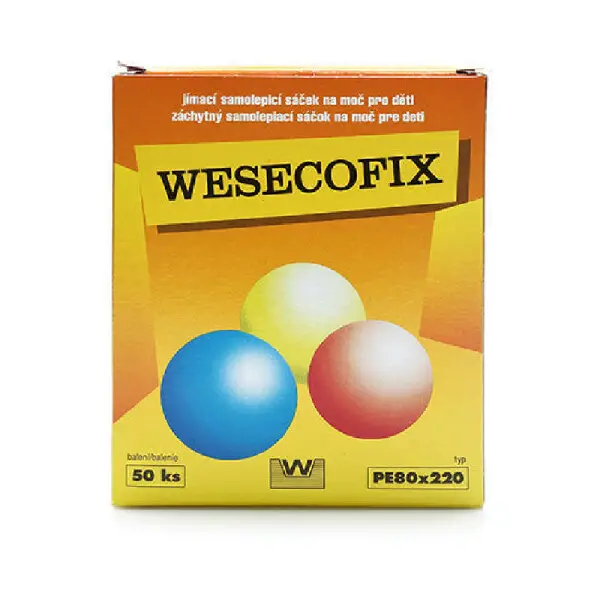 Bruofix Wesecofix Samolepící sáček ke sběru moči u malých dětí 80 x 220 PE 50 kusů