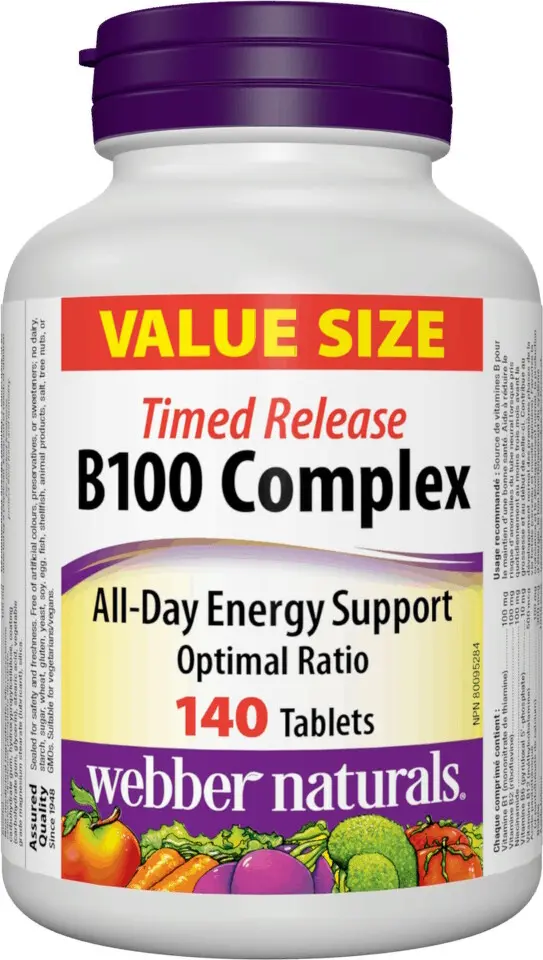 Webber Naturals B100 Complex 140 tbl