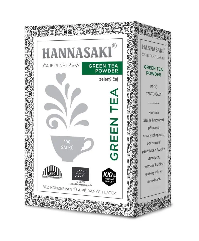 HANNASAKI Green Tea Powder BIO 50g