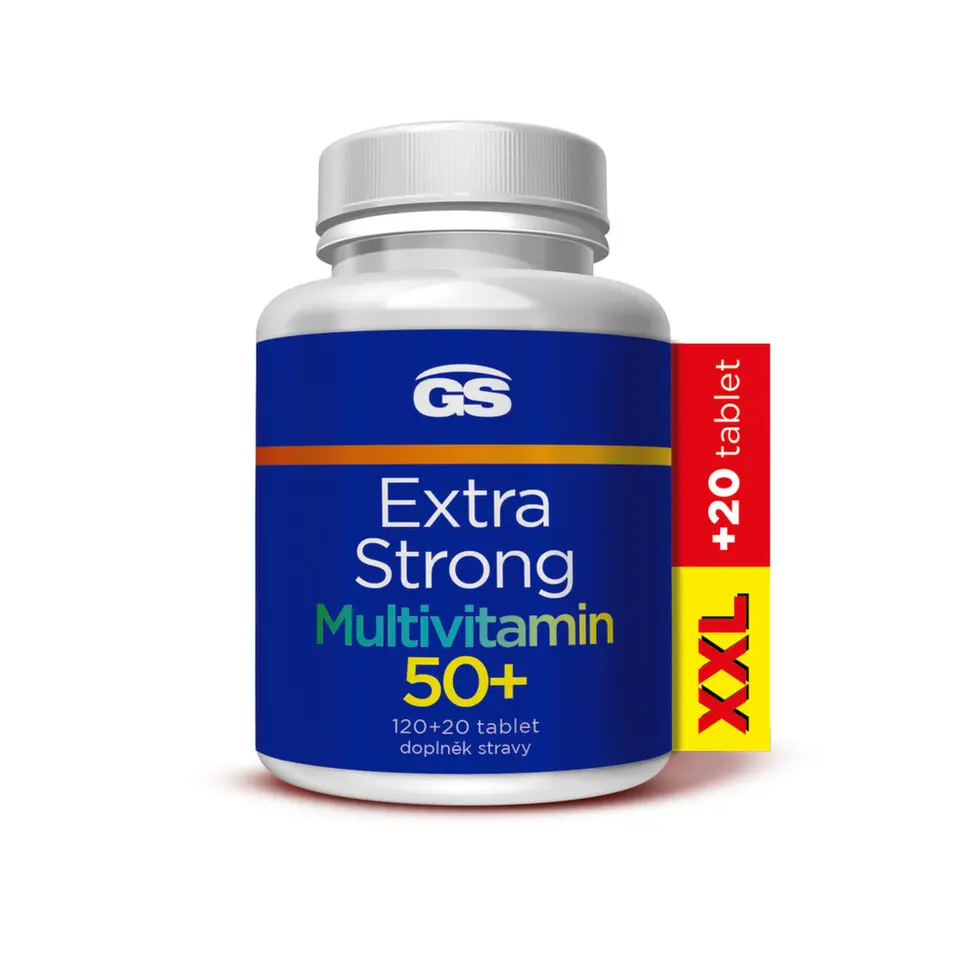 GreenSwan GS Extra Strong Multivitamin 50+ 120 + 20 tablet XXL