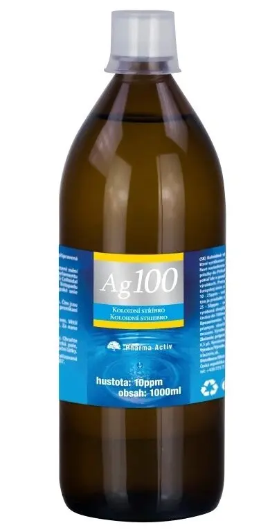 Koloidní stříbro Ag100 10ppm 1000ml