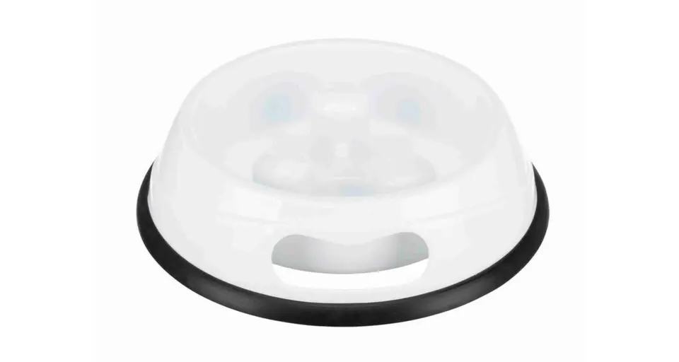 Miska plast proti hltání 0,45l 20cm mix barev TR