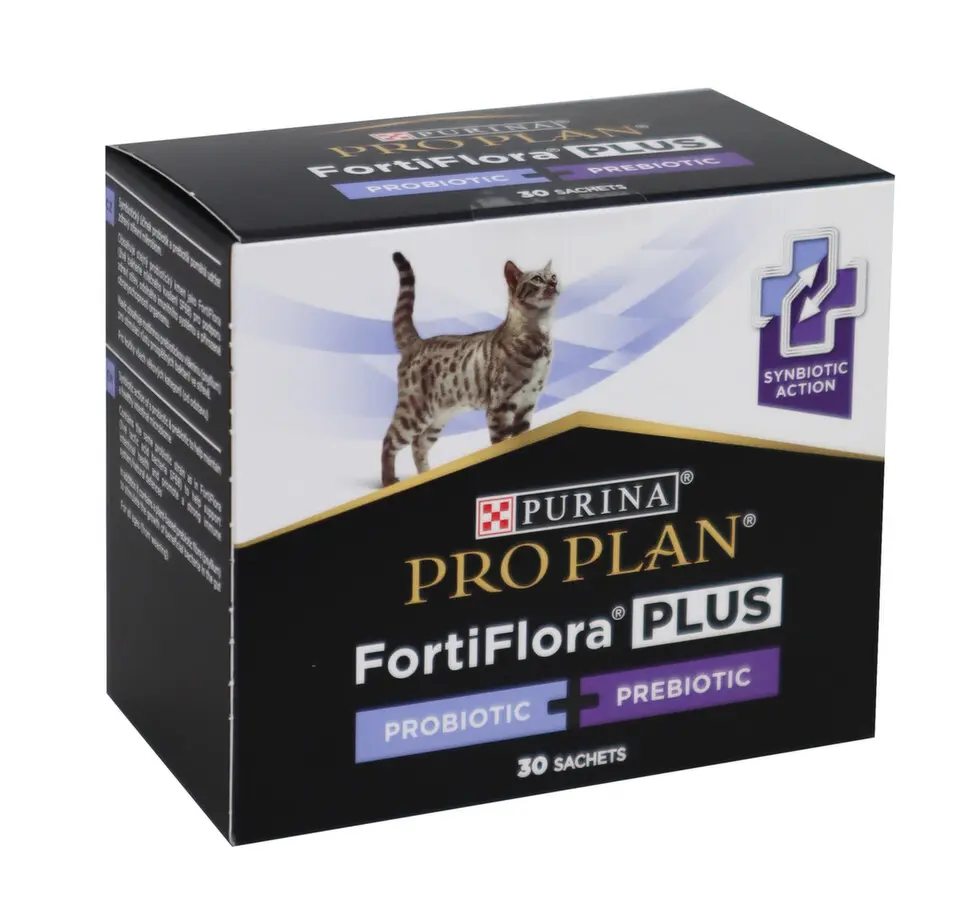 Purina Pro Plan Veterinary Diets Feline FortiFlora PLUS prášek 30x1,5g