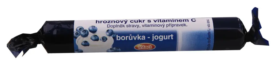 Intact rolička hrozn.cukr s vit.C BORŮVKA-JOGURT 40 g
