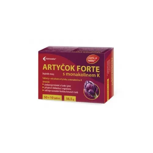 Artyčok Forte s monakolinem K tbl.50+10