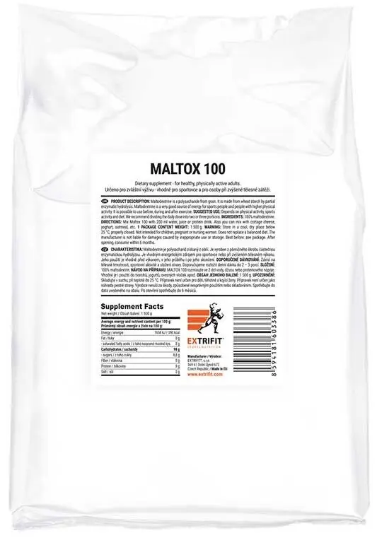Extrifit Maltox 100 1500 g (sáček)