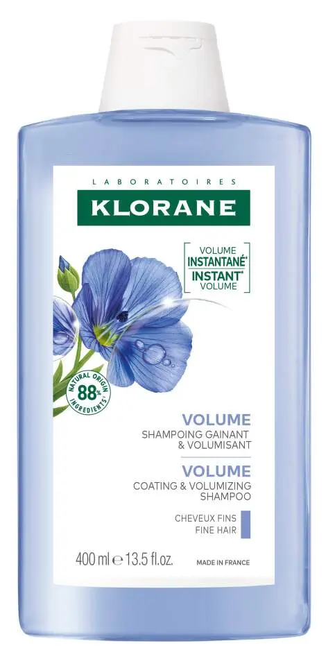 KLORANE Šampon s BIO lnem pro jemné vlasy bez objemu 400 ml