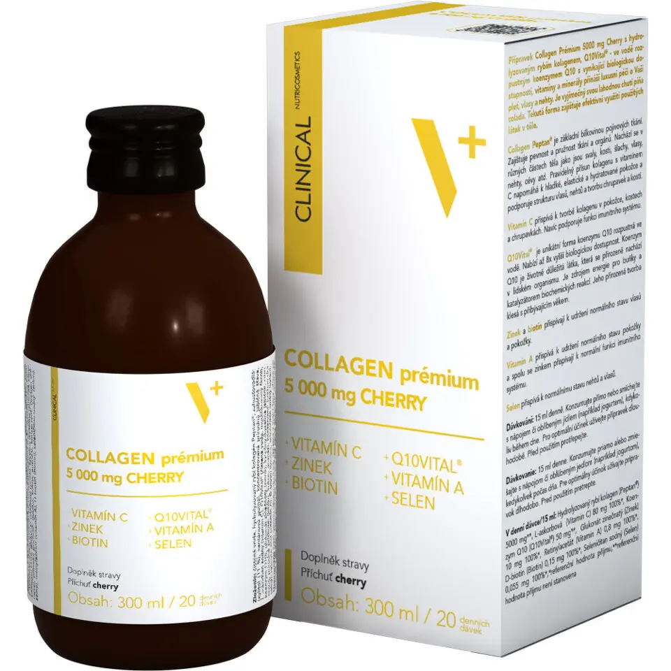 Clinical Collagen prémium 5000mg cherry 300ml