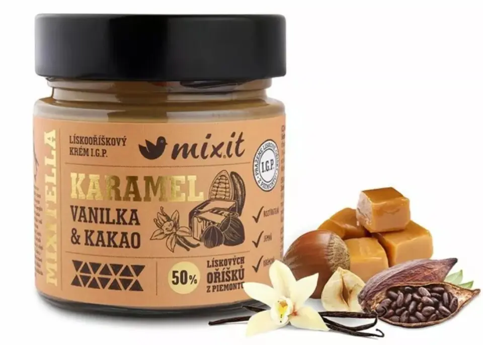 Mixit Karamel vanilka&kakao s lísk.oříškem 200g