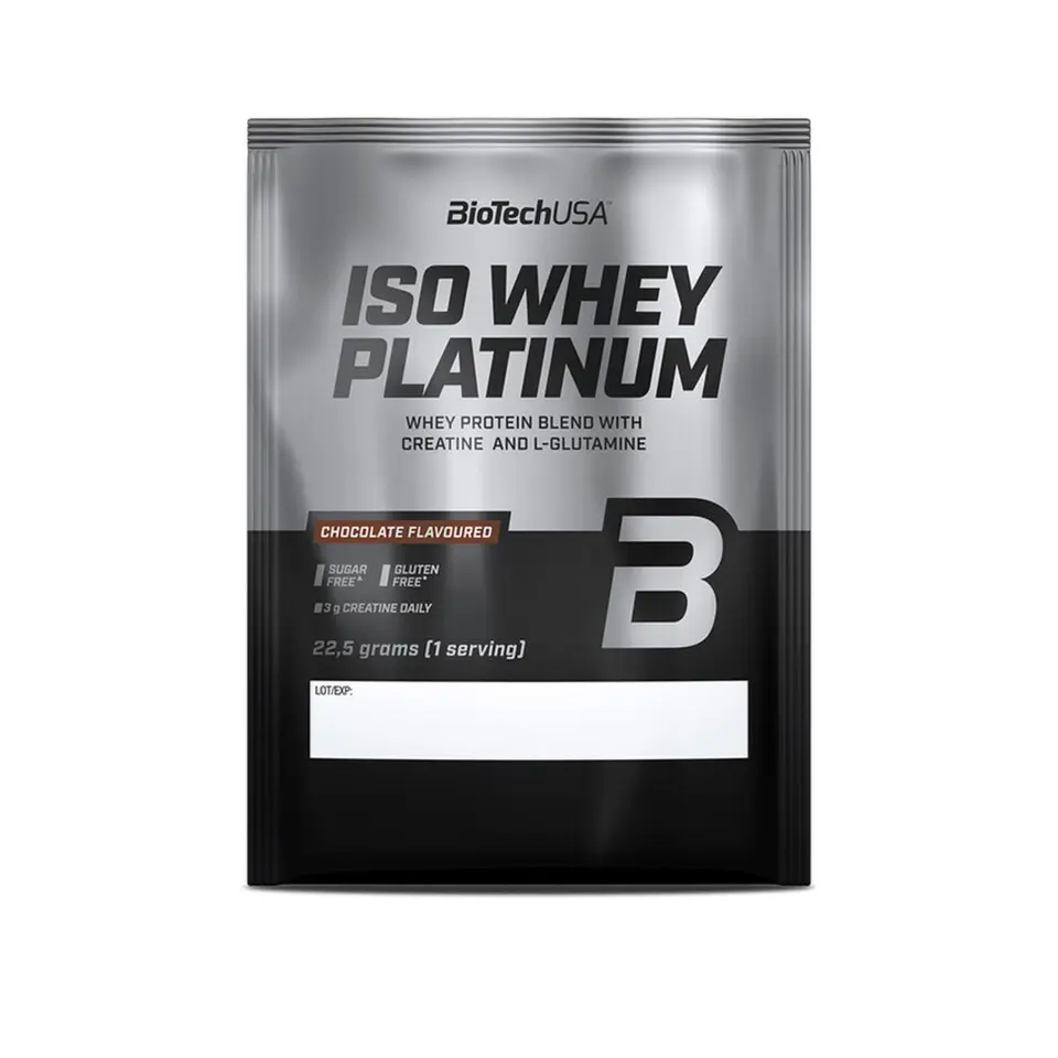 BioTech Iso Whey Platinum Čokoláda 22,5 g