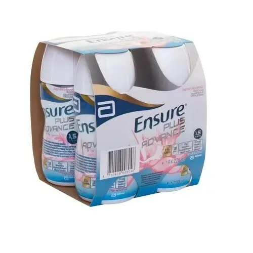 ENSURE PLUS ADVANCE JAHODOVÁ PŘÍCHUŤ POR SOL 4X220ML