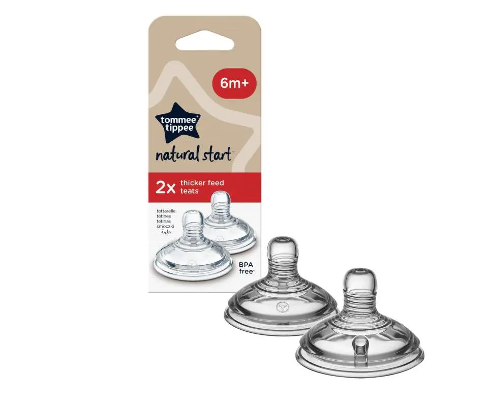 Tommee Tippee Náhradní dudlík C2N 2ks, 6+ hustá strava