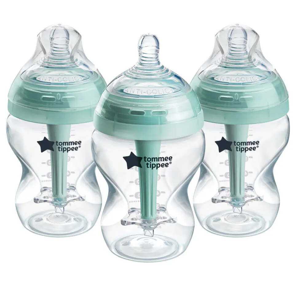 Tommee Tippee ADVANCED ANTI-COLIC Samosterilizační kojenecká lahev, pomalý průtok 260ml, 0m+, 3ks