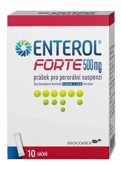 Enterol Forte 500mg por.plv.sus.10
