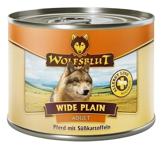 Wolfsblut Dog Adult Wide Plain konzerva 200g