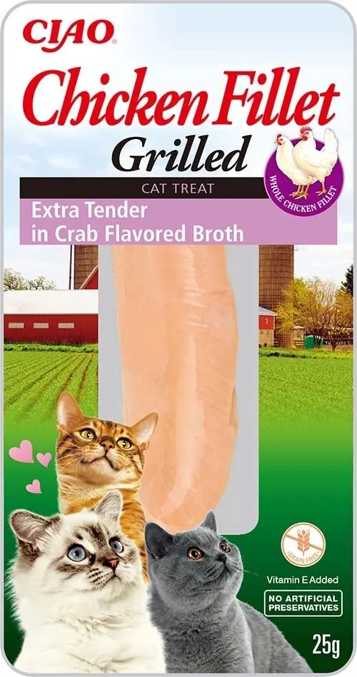 Churu Cat Chicken Fillet Extra in Crab Flav.Broth 25g