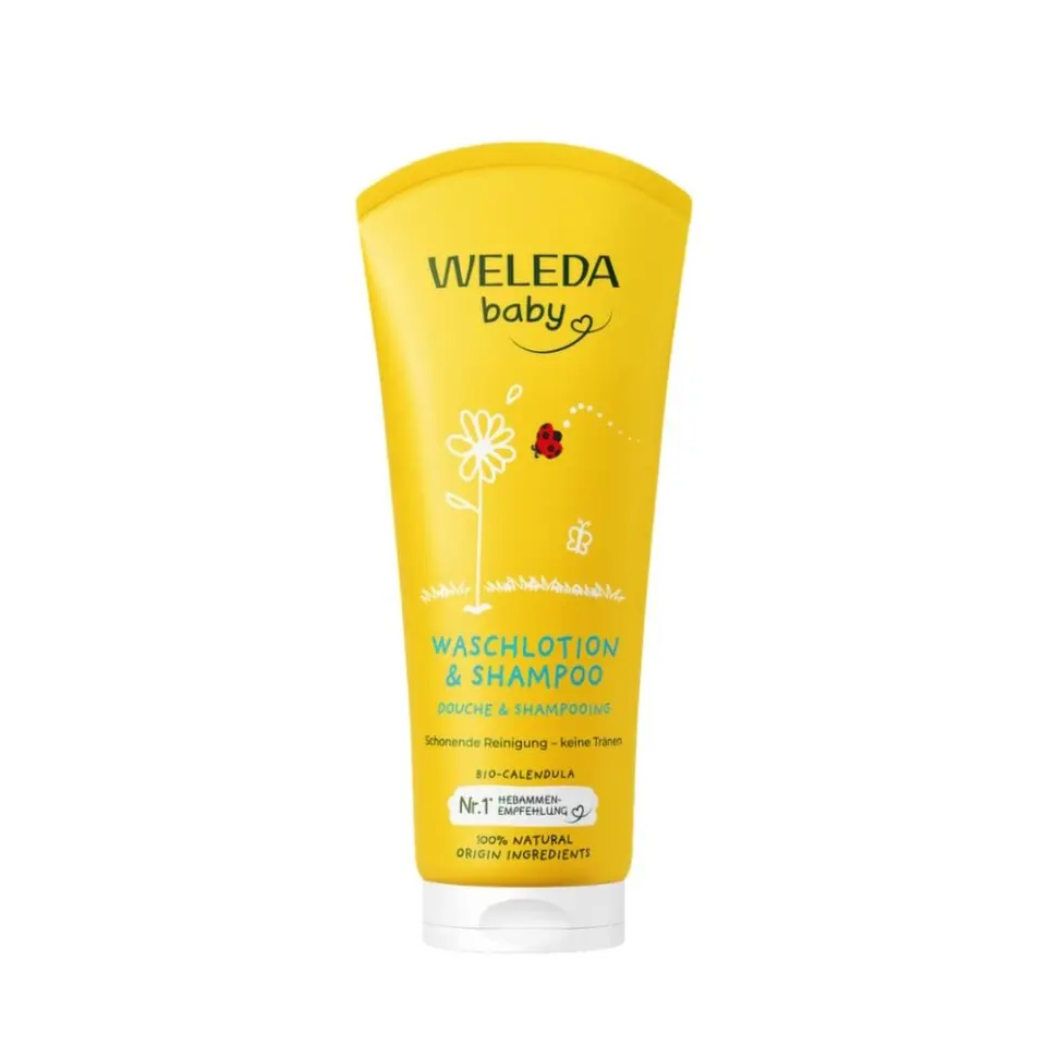 WELEDA baby Měsíčkový mycí krém a šampon 200ml