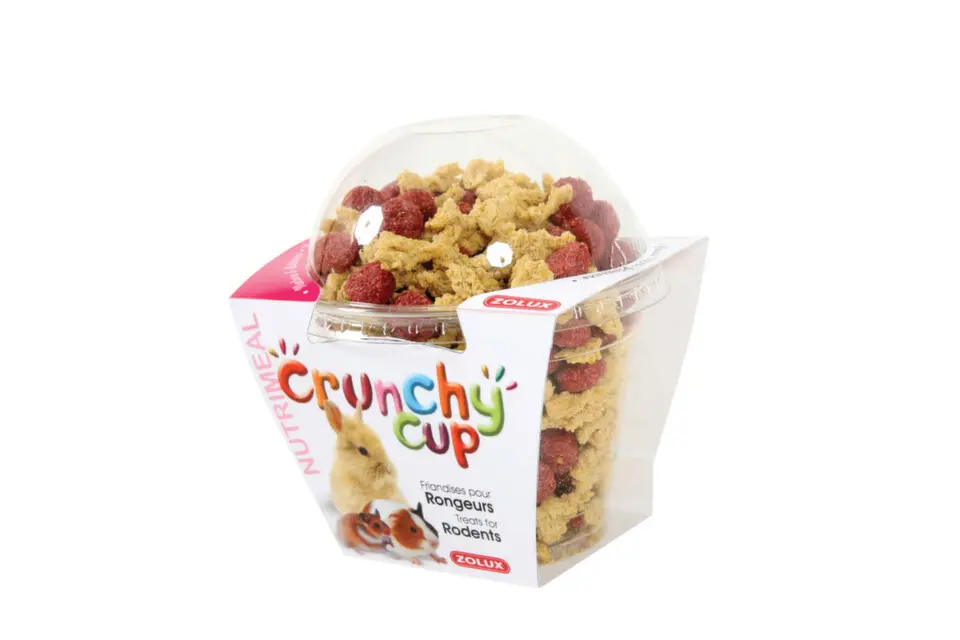 Pochoutka CRUNCHYCUP hlodavec kukuřice/řepa 130g Zolux